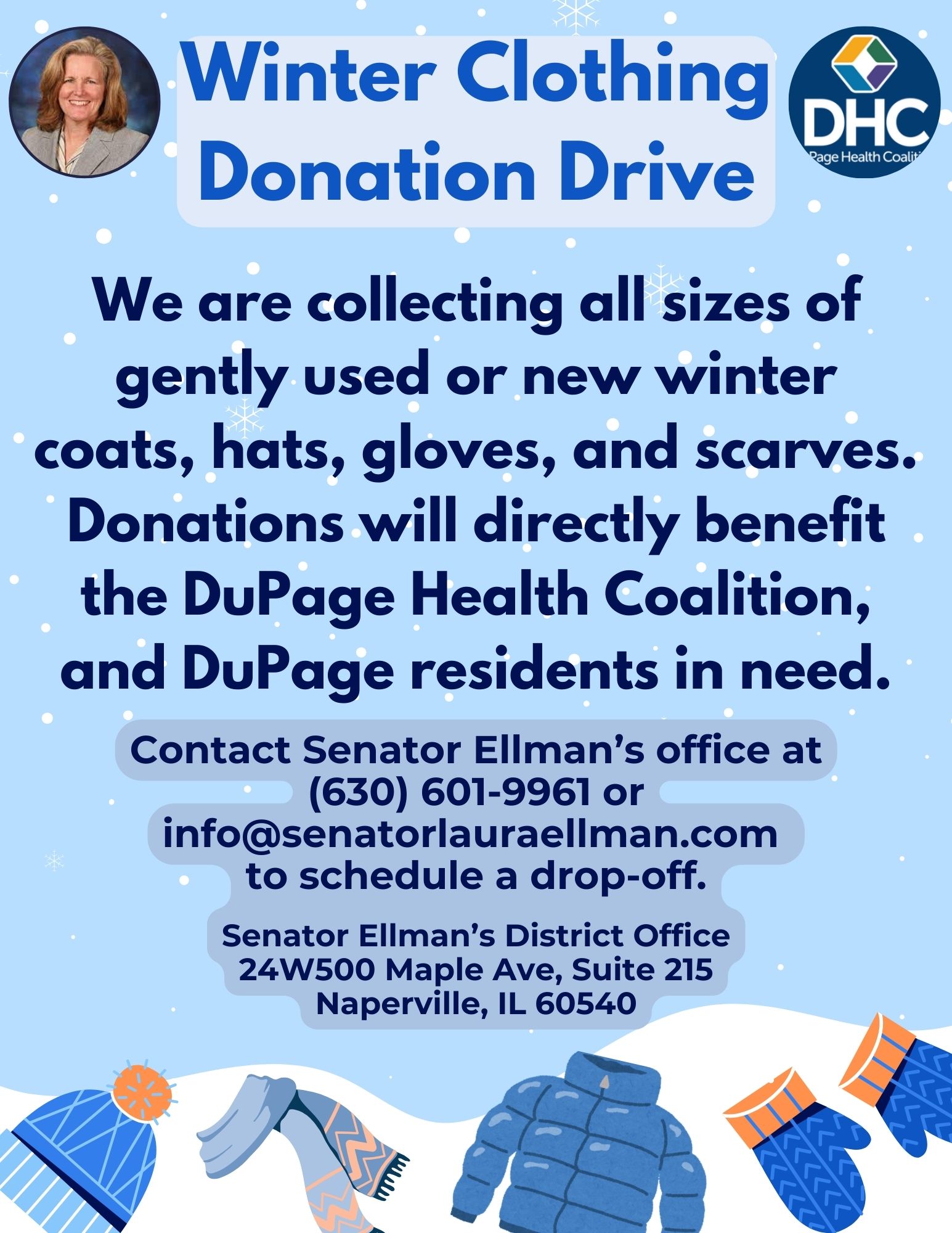 Winter Clothing Drive with DHC